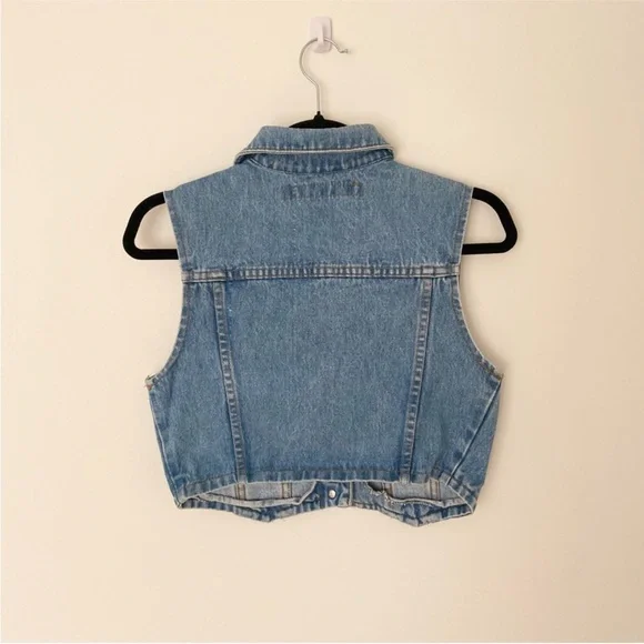 Vintage Denim Vest - Picture 4 of 5